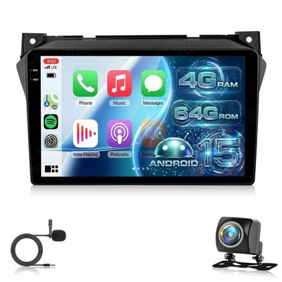 4+64GB CarPlay Für Suzuki Alto/Nissan Pixo 2009-2017 Android 15 Autoradio GPS FM