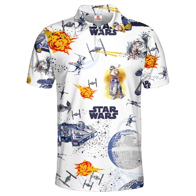 Star wars Pattern Galaxy Gift For Fans Polo Shirt