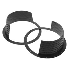 2 Pcs Door Speaker Adapter Auto Baffle Automotive Stereo Speakers