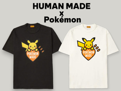 HUMAN MADE x Pokemon MADE GRAPHIC T-SHIRT Shibuya Parco Pikachu