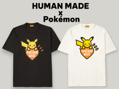 HUMAN MADE x Pokemon MADE GRAPHIC T-SHIRT Shibuya Parco Pikachu
