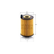 MANN HU7046Z Oil Filter 101mm Height Fits Audi A4 Allroad A5 A6 Allroad A7 Q5