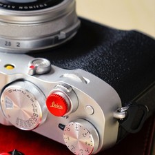 Leica Q3 Camera soft release button - Q3 43 brass back 8mm thread shutter button