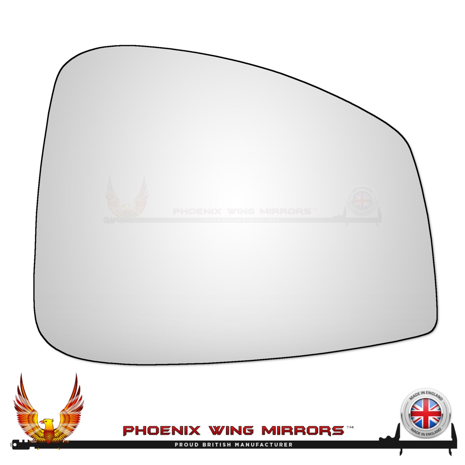 For Renault Scenic Wing Door Mirror Glass MK3 2009-2016 Convex Right Hand Side