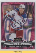 2024-25 O-Pee-Chee Platinum Marquee Rookies Pink Magma Brandon Scanlin READ 04x2