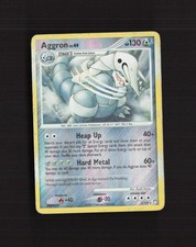 Aggron 1/123 Mysterious Treasures Reverse Holo Pokemon Card DMG