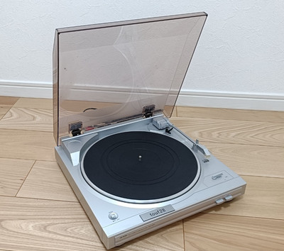  Used Denon DP-29F Fully Automatic Turntable Silver Record Player Working JAPAN