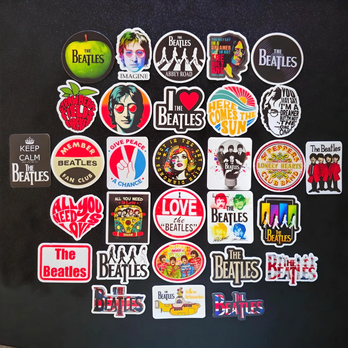 Beatles - Adesivo Sub Band – Sticker Senza Cornice – Perfetto Per Fan E Collezionisti