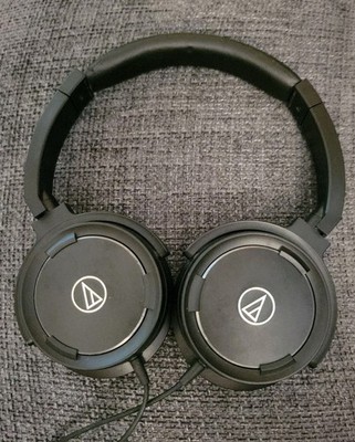 Audio-Technica ATH-WS55BK Solid Bass Audio Wired Headphones