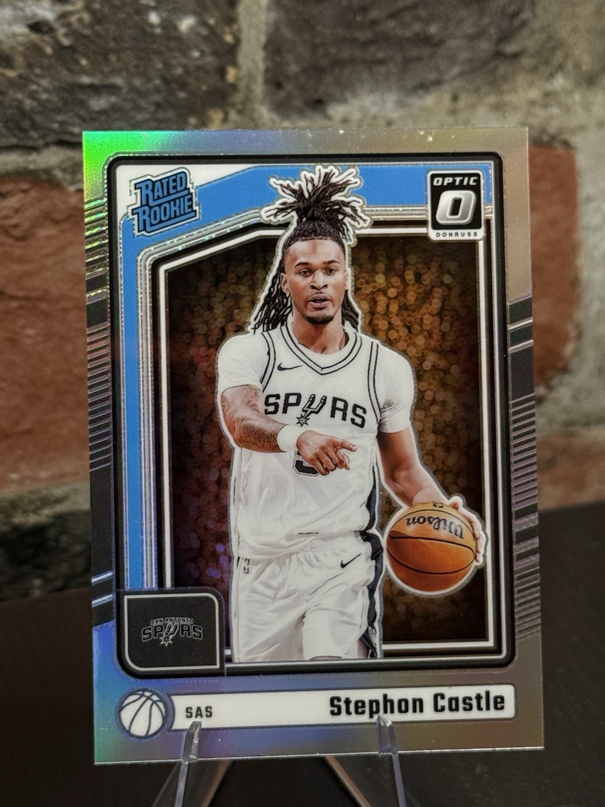 2024-25 Panini Donruss Optic - Rated Rookie Stephon Castle #254 Holo Prizm (RC)