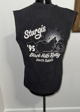 VTG Harley Davidson Attitude Is Everything Black Cut sleeveless T shirt Men  s M