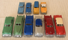  10 Vintage 4-6  Tootsietoy Metal Diecast Car Lot, Made in USA, Great Condition