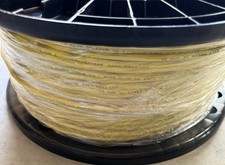 16/2 Firme Alarm Wire.  1.000 FT Reel. Solid Copper Wire. Yellow. Type CL3R/FPLR