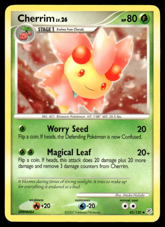 Diamond and Pearl #45/130 Cherrim