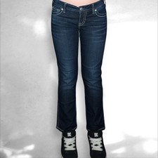 Y2k Dark wash denim Frances carpi jeans by silver jeans co. W28 L27 UK10