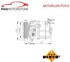KOMPRESSOR KLIMAANLAGE NRF 32117 A FÜR OPEL ASTRA G,VECTRA B,VECTRA B CC 2.2L