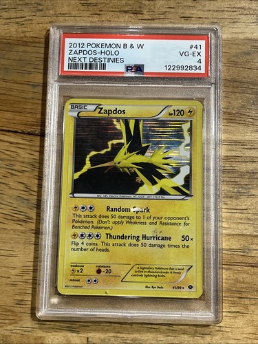 Zapdos graded PSA 4 for sale on eBay