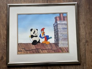Woody Woodpecker Art Cel Very Good Condition.