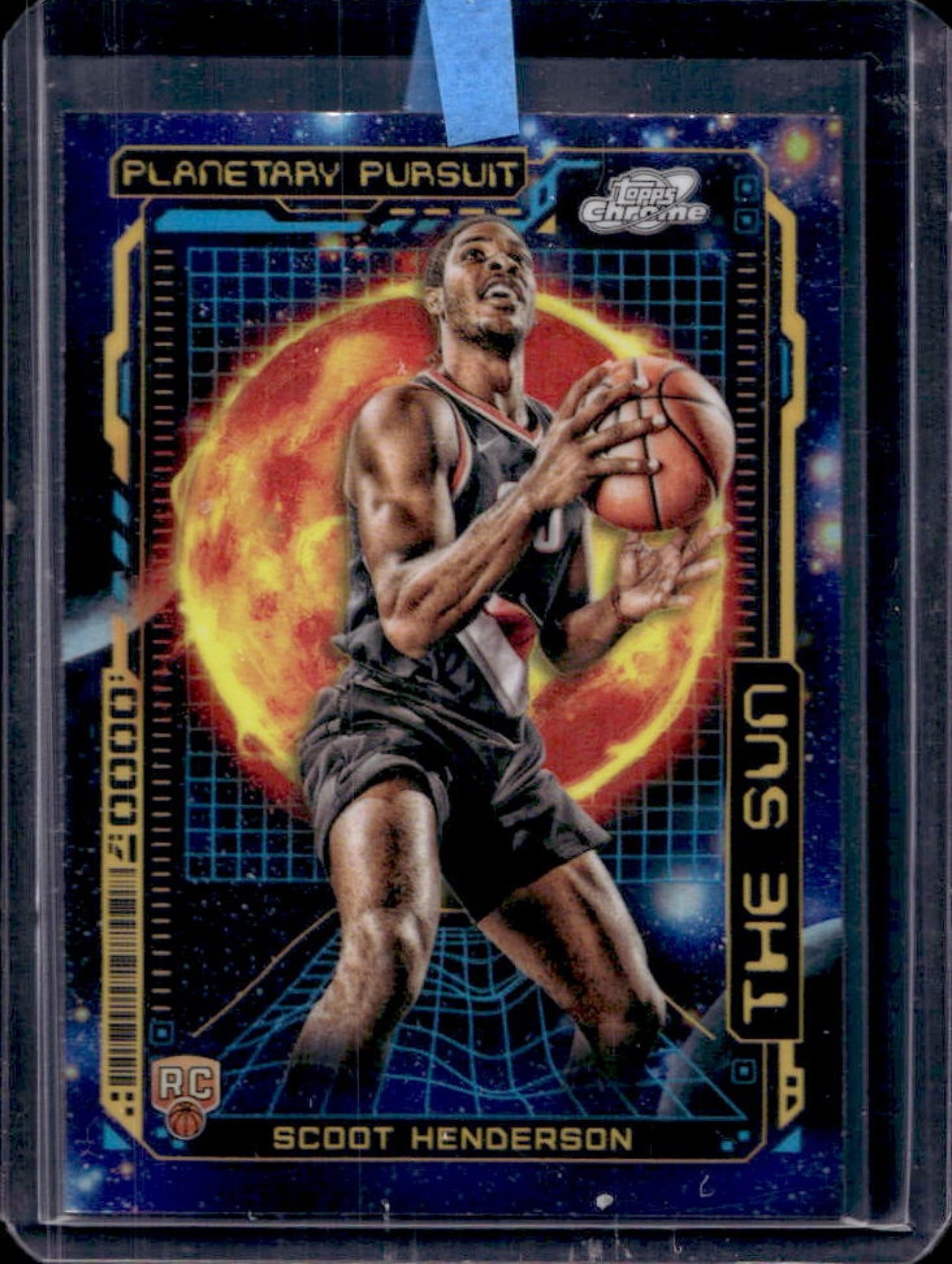 2023-24 Topps Cosmic Chrome Scoot Henderson Planetary Pursuit RC Sun #PPS-10