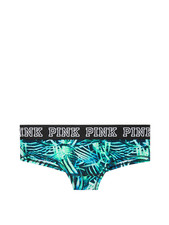Victoria's Secret PINK Logo Cheekster Panty Green Palm
