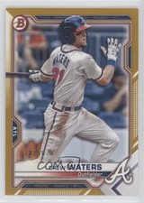 2021 Bowman Prospects Gold Border /50 Drew Waters #BP-81