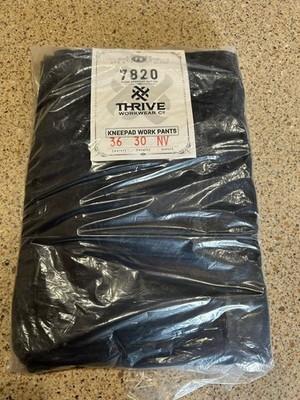 Thrive 7820 Workwear Pants Mens 36x30 Color NV Knee Pad FR Cargo HRC 2 New!!