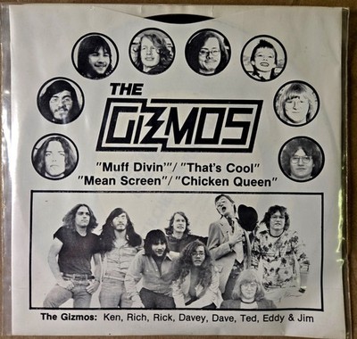 The Gizmos 7'' e.p. Muff Divin' (1976) Gulcher 001 Played Once!