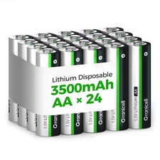 24-Pack 3500mAh Lithium AA Batteries 1.5V for Blink Cameras, Smart Locks, A...