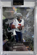 CJ Stroud-QB-RC-Texans•2023 Wild Card Alumination Black Label Edition•Comix 7/7
