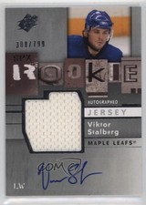 2009-10 SPx Rookie Auto Jersey /799 Viktor Stalberg #171 Auto e9y