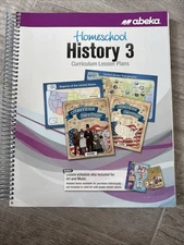 Abeka Homeschool History 3 Curriculum Lesson Plans Manual