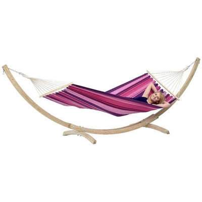 Amazonas Star Set Candy - Hängemattengestell mitHängematte / 1 Person  358 x ...