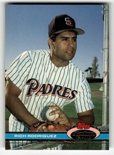 1991 Stadium Club Rich Rodriguez #565 SD Padres ROOKIE CARD HIGH GRADE BEAUTY!. rookie card picture