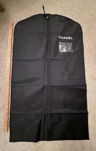 Short CHANEL Black Designer Suit Blazer Clothes Travel Garment Bag Protector