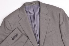 Charles Tyrwhitt Gray Houndstooth Merino Wool Slim Fit Blazer Jacket 40 L