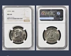 1979 kennedy half dollar no mint mark Ms-64, beautiful toned coin for collectio!