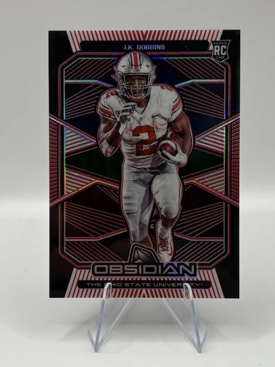 JK Dobbins Panini Obsidian Draft Picks #14 Base