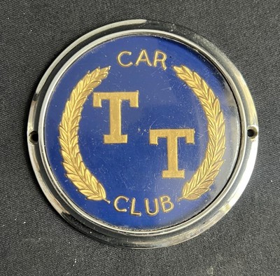 TT TOUREST TROPHY ROYAL AUTOMOBILE MOTOR CAR CLUB OLDTIMER BADGE EMBLEM ABZEICHEN