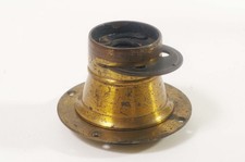 C13558 E HT Anthony Single 1 Achromatic Combination Brass Lens c.1890s