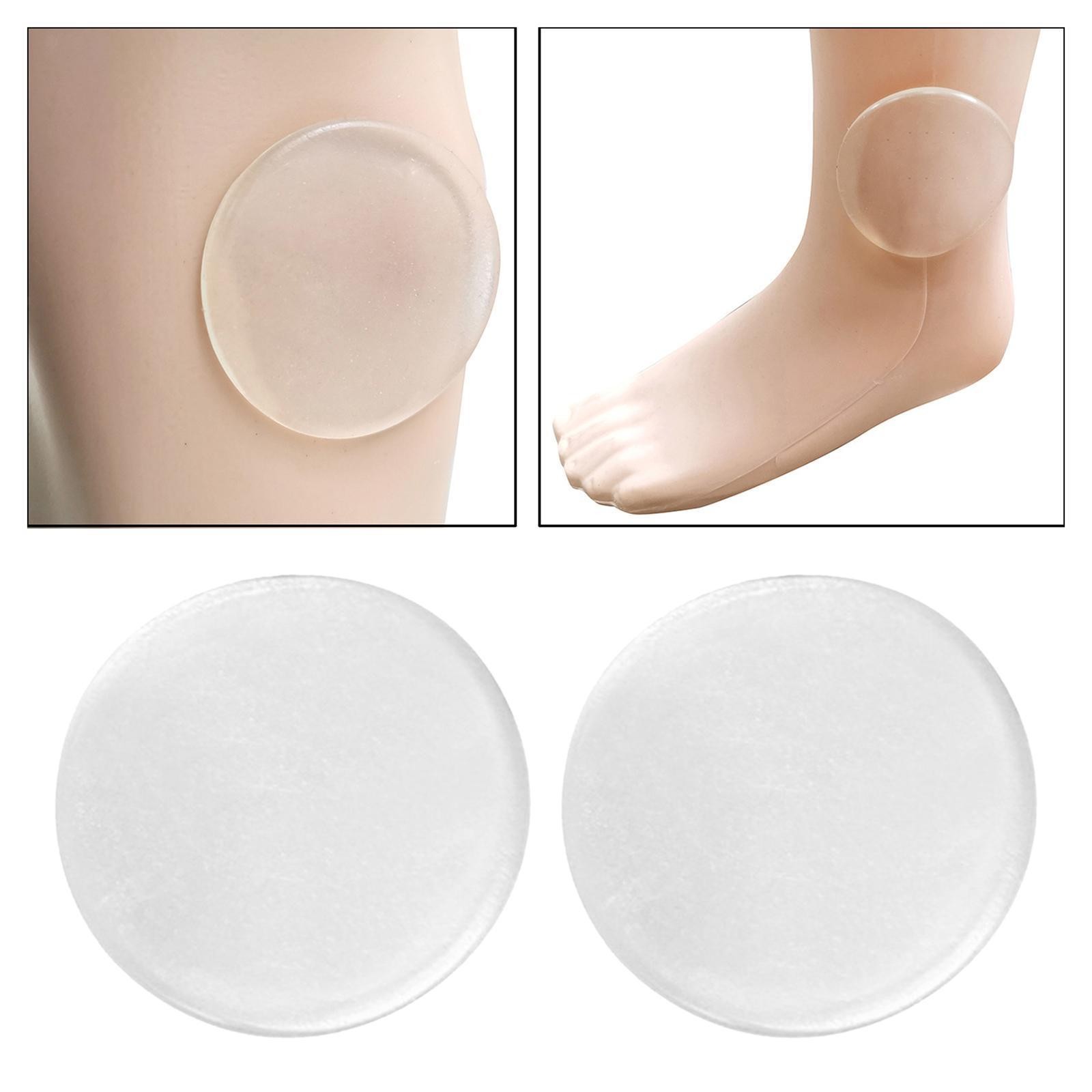 2 Pieces Gel Disc Ankle Cushion Pads for Ice Skating Inline Roller Skating