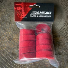 AHEAD Wool Cymbal Felts RED 10-Pack (AWFR)
