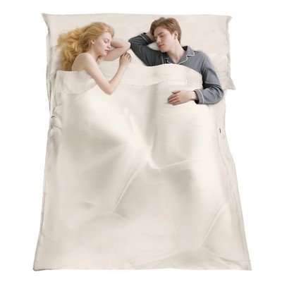 Sleeping Bag Liner,Long Staple Cotton, Adult Sleep Sack & Travel Sheets,Trave...