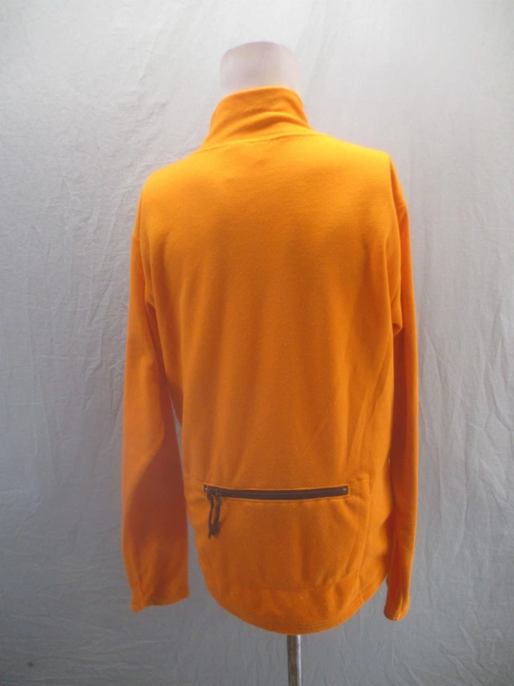 Rei Size S Mens Orange Cycling Back Pocket 1/2 Zip Outdoor Sports Pull Over 630 - Image 4 of 4