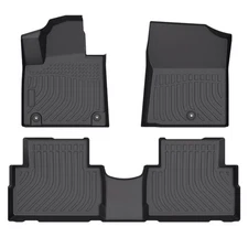 Floor Mats Liner For 2021-2023 Hyundai Santa Fe 5 Seat TPE Rubber All Weather