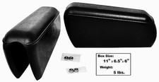 1966-77 Ford Bronco Rear Seat Armrest Black - Pair New 1966-77 Ford Bronco Rear Seat Armrest Black - Pair New