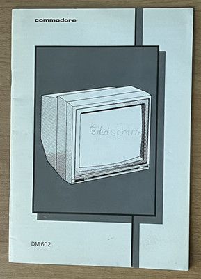 Vintage Original COMMODORE DM602 Handbuch - User Manual  gebraucht
