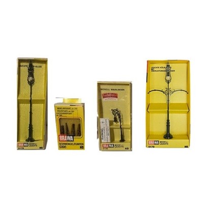 Brawa Model Train Street Lamps 5178 5179 5175 0395 HO Scale CHOOSE