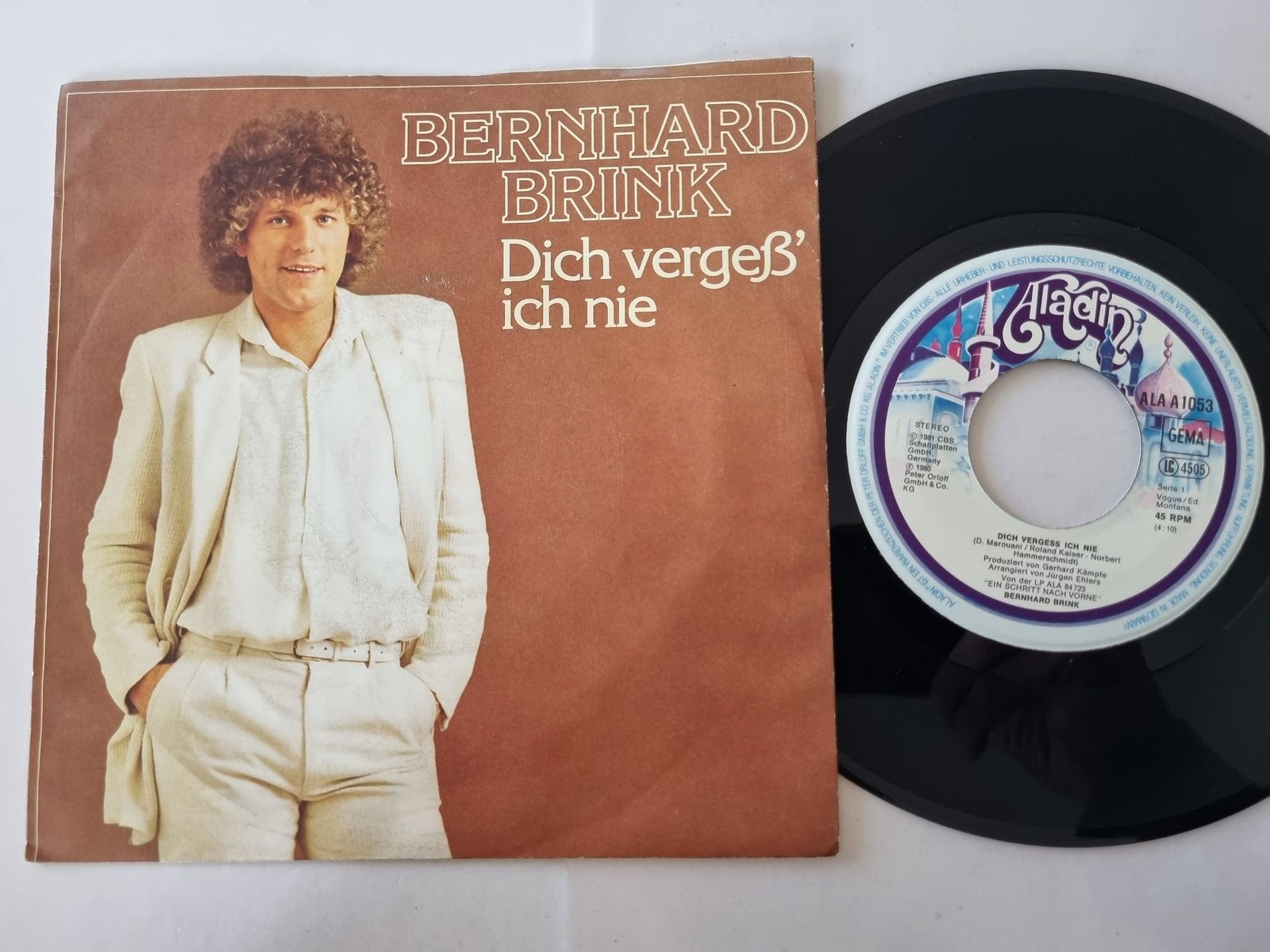 Bernhard Brink - Dich Vergess Ich Nie 7'' Vinyl Germany