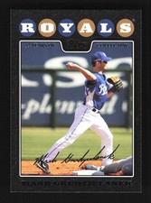 Mark Grudzielanek Kansas City Royals Topps 2008 Black #222 SN /57