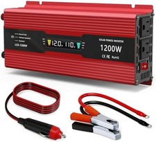 1200W Car Power Inverter DC 12V to 110V AC Converter 1200W Inverter Power Invert
